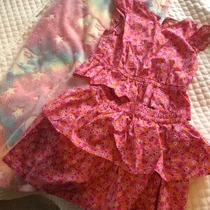 Crewcuts Jcrew skirt, top combo. Girls size 8